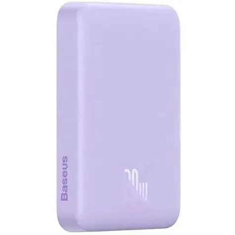 Портативний зарядний пристрій Baseus Magnetic Mini OS 20W 10000 mAh (PPCX110105) фіолетовий - фото 3