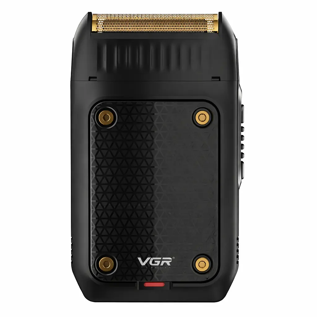 Електробритва портативна VGR V-353 з USB, Чорна / Професійна чоловіча машинка для гоління - фото 4