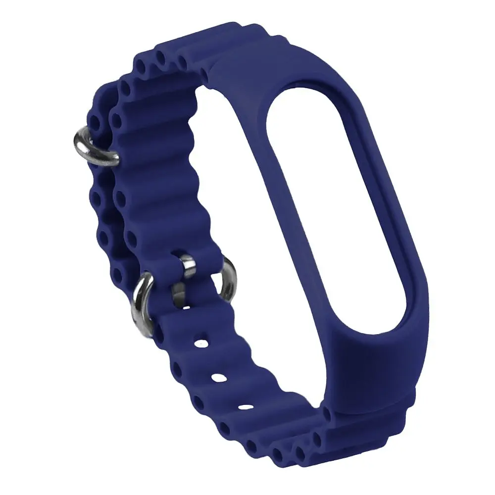 Ремінець MI Ocean band Xiaomi Mi Band 3/Mi Band 4/Mi Band 5/Mi Band 6/Mi Band 7 Blue (32366_2917255)