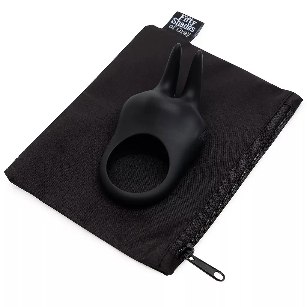 Ерекційне кільце віброкільце насадка на член Fifty Shades of Grey Sensation — 20 режимів, USB-зарядка - фото 6