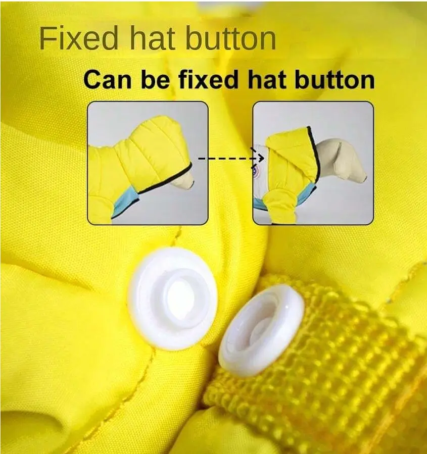Куртка для собак и котов EcoToys Yellow-Blue S желто-голубая A: 26 см B: 41 см C: 26 см 6923 - фото 7