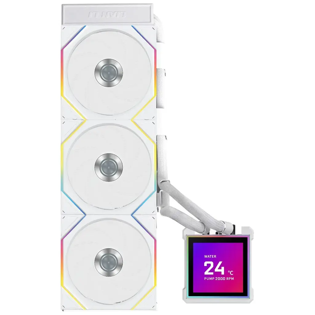 Система рідинного охолодження Lian Li HydroShift II LCD-S 360TL, White (G89.GHS2LCDS36TW.00) - фото 5