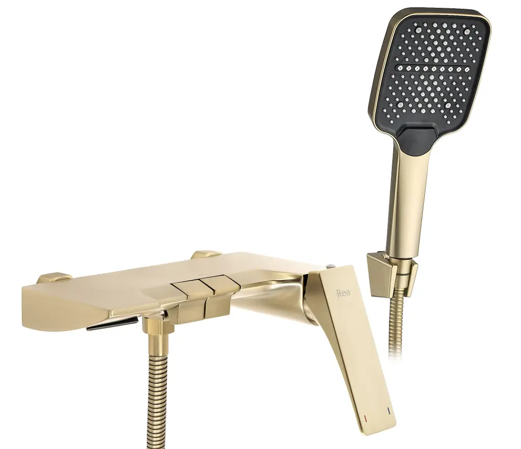 Змішувач для ванни Rea Joe brushed gold REA-B8992
