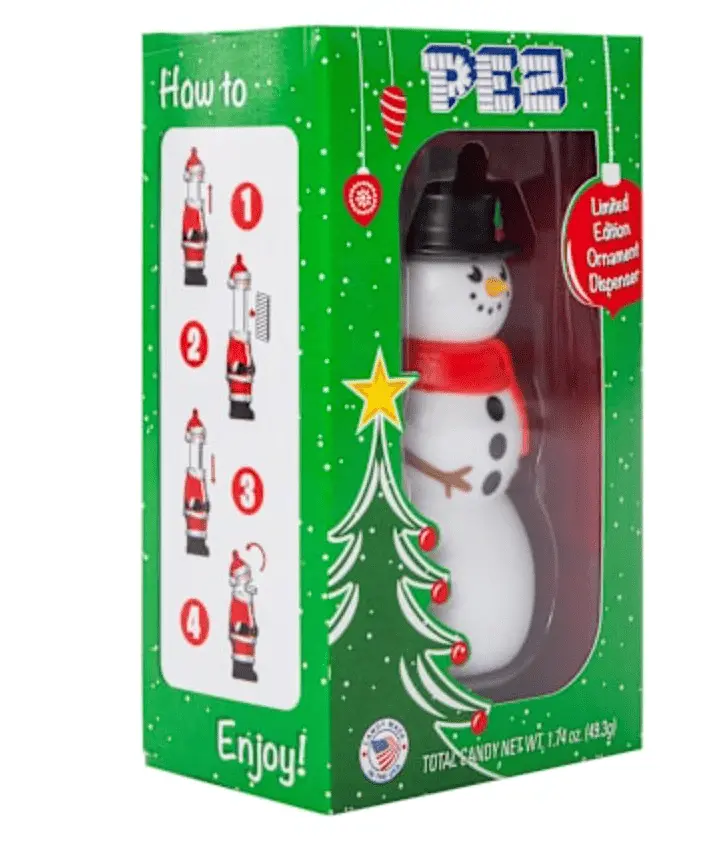 Диспенсер з цукерками PEZ Snowman Limited Edition Ornament 49.3г - фото 2