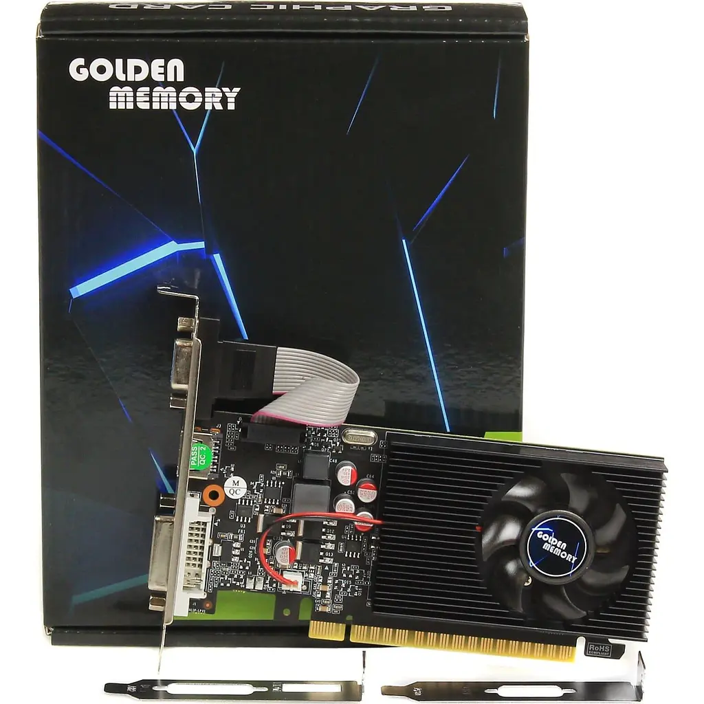 Відеокарта Golden Memory GT 730 4Gb DDR3 64bit HDMI/DVI/VGA LP (GT730LPD34G) (GDDR3, 64 bit, PCI-E 3.0 x16) - фото 3
