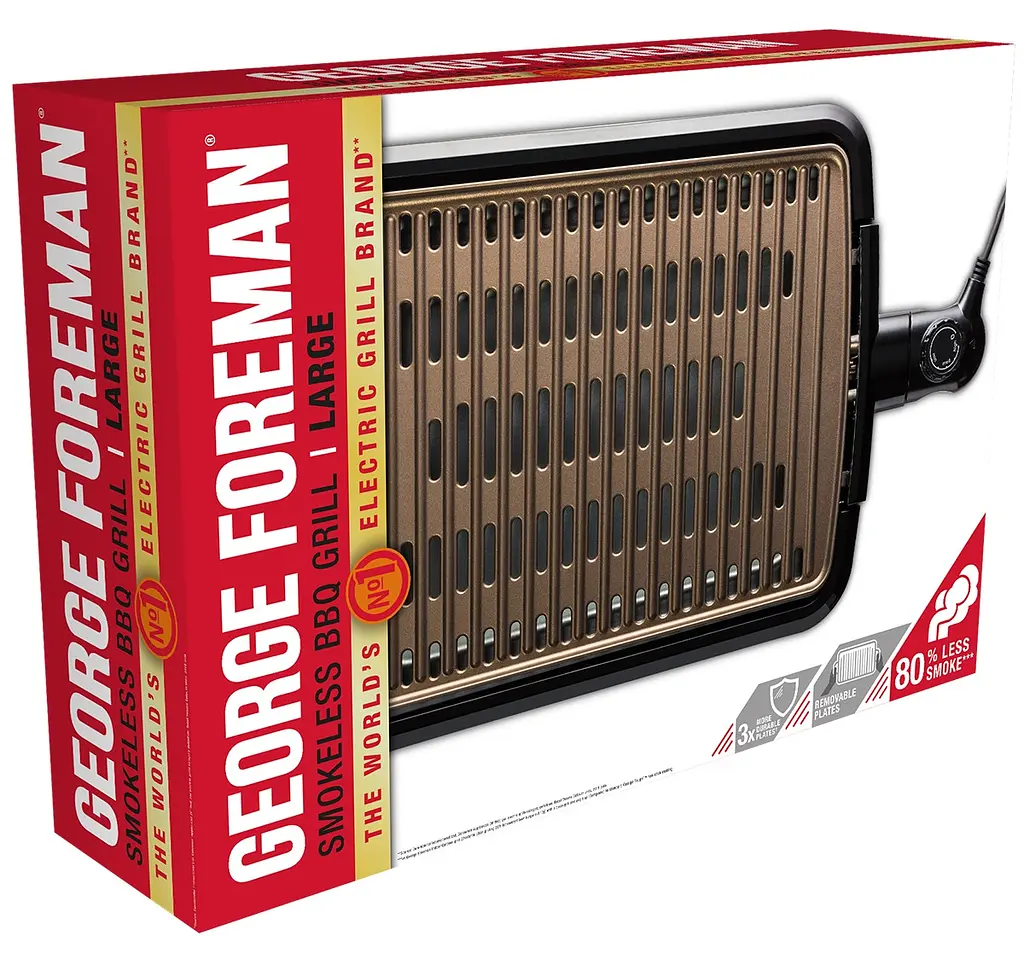 Гриль Russell Hobbs George Foreman 25850-56 Smokeless BBQ Grill (23884036002) - фото 4