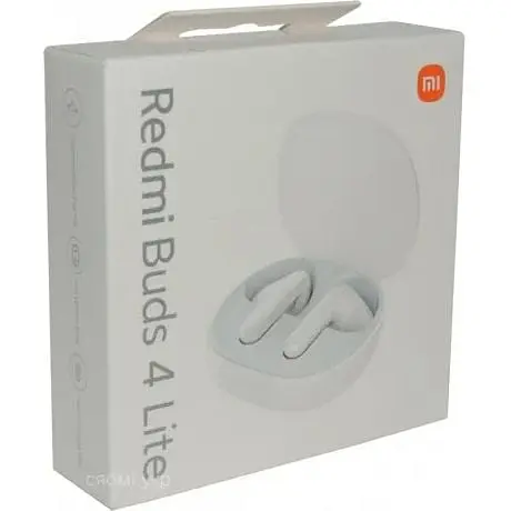 Навушники бездротові Xiaomi Redmi Buds 4 Lite білі BHR6919GL - фото 9