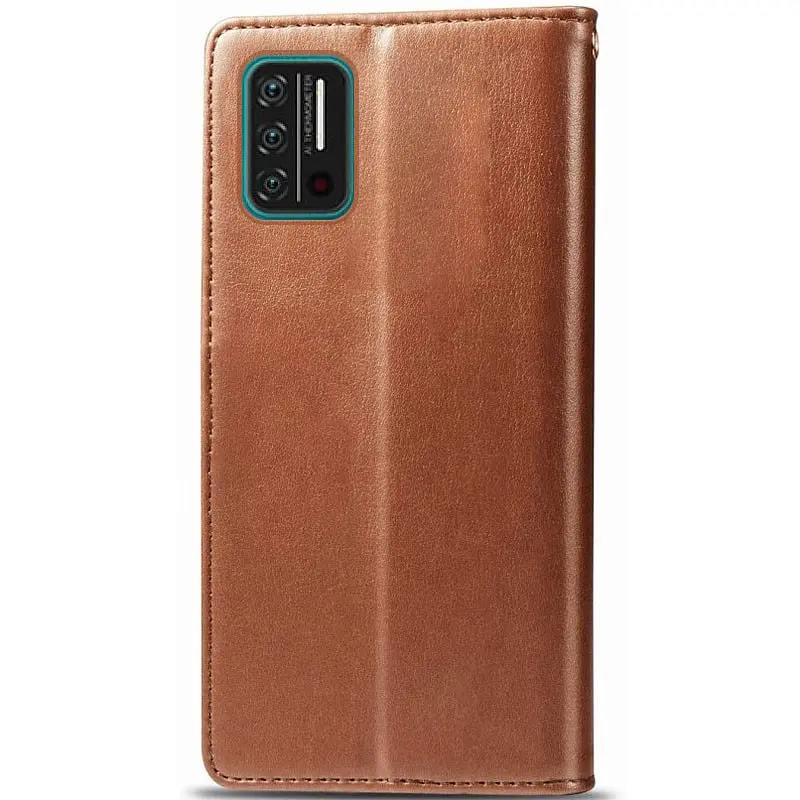 Кожаный чехол-книжка GETMAN Gallant (PU) для Umidigi A7s Коричневый - фото 4