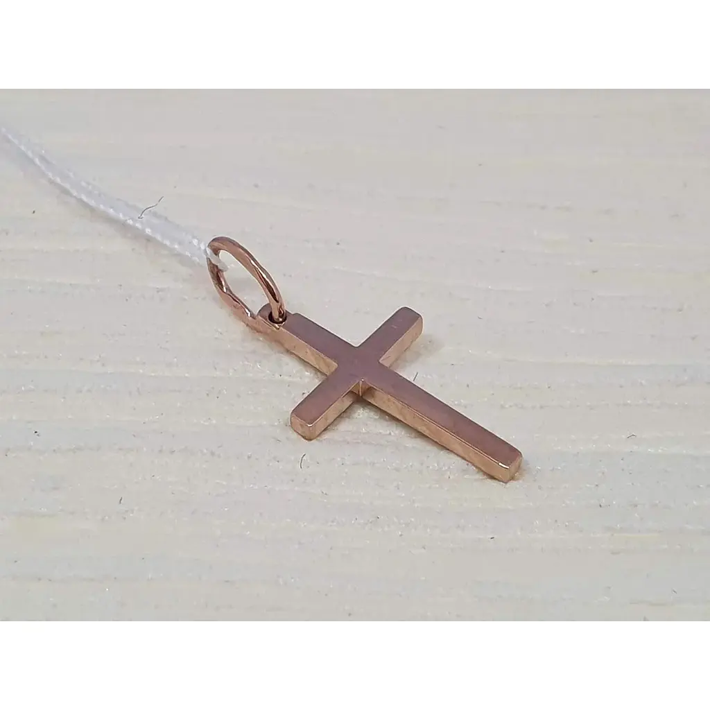 Золотий хрестик Харківська ювелірна фабрика з емаллю. 11589-МЕРУБ - фото 2