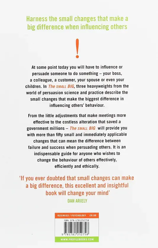 The Small Big. Small Changes That Spark Big Influence - фото 2
