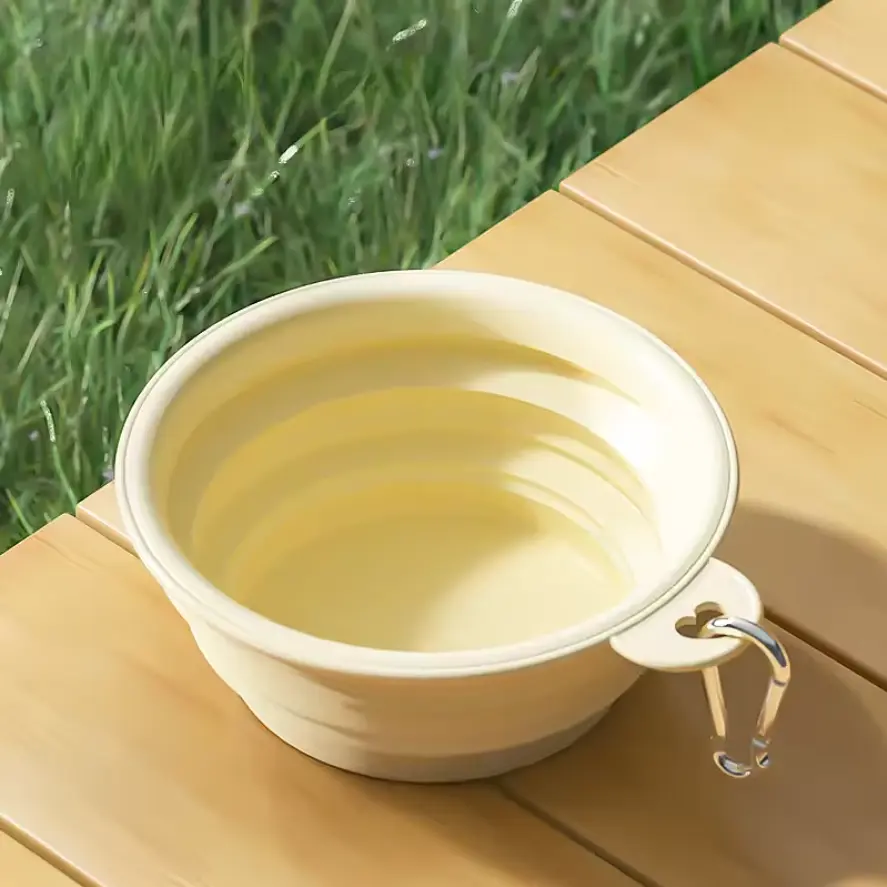 Силіконова складна дорожня миска Derby Summer Collapsible silicone pet bowl - фото 2
