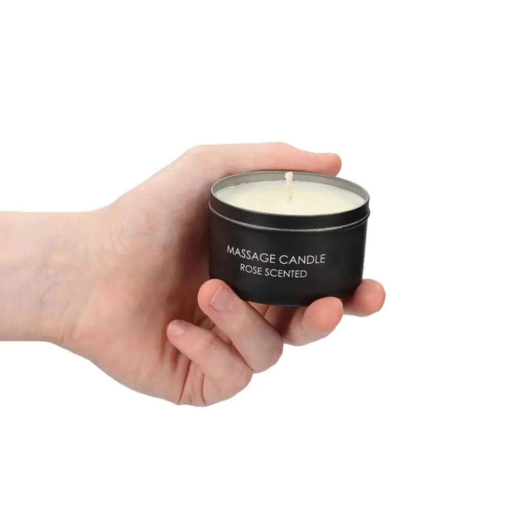 Масажна свічка Ouch! Massage Candle Rose Scented 100 г SHOTS 70360092012 104707 - фото 3