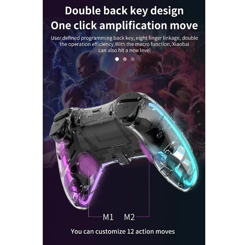 Геймпад джойстик Voltronic P-05 Wireless DualShock 4 for PS4/Switch/PC/IOS MFI/Adndroid HID - фото 11