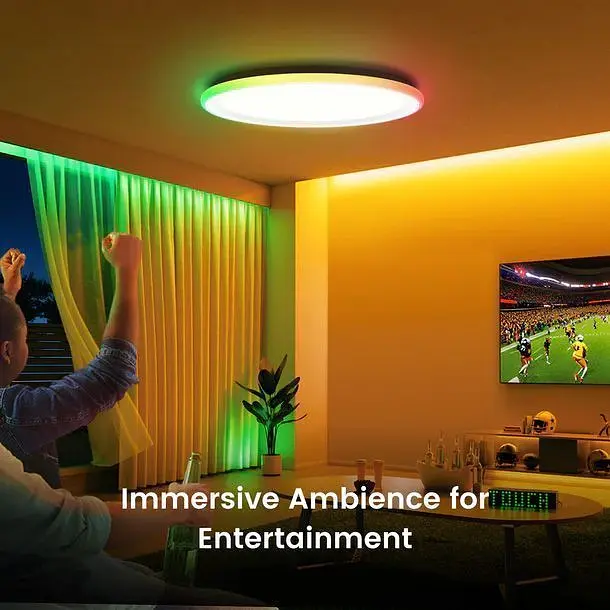 Стельовий світильник Yeelight Mars 400 Ceiling Light Smart-RGB White (YLXDD-0267) [164439] - фото 3