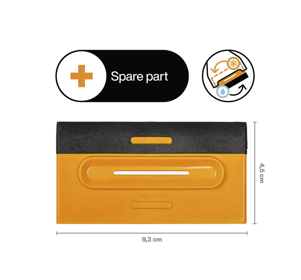 Запасний скребок 9 см для щіток і скребків Fiskars X-Series™, Plus, Solid™ (1078610) - фото 2