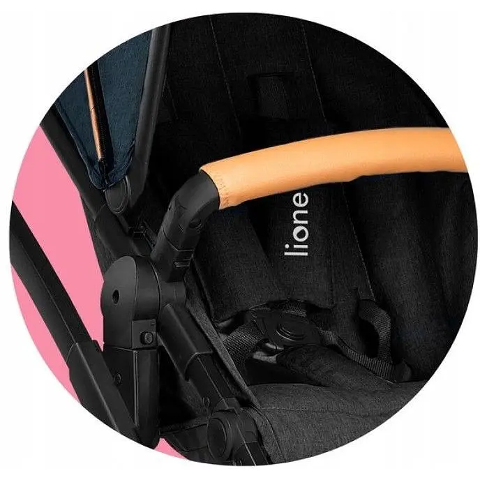 Коляска універсальна 3в1 Lionelo Amber Blue Navy, темно-синя (LO-AMBER BLUE NAVY (3in1)) - фото 8