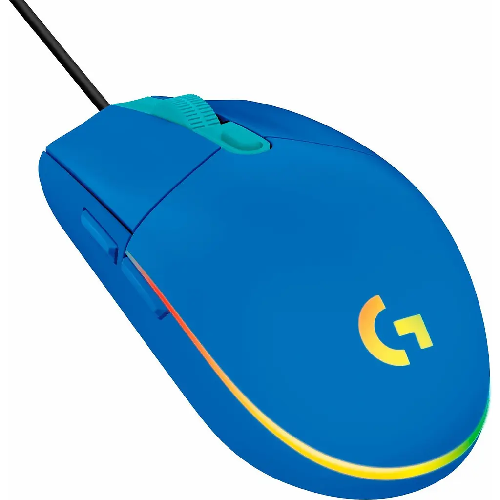 Мишка комп'ютерна Logitech G102 Lightsync USB Blue (910-005801, 910-005810) - фото 2