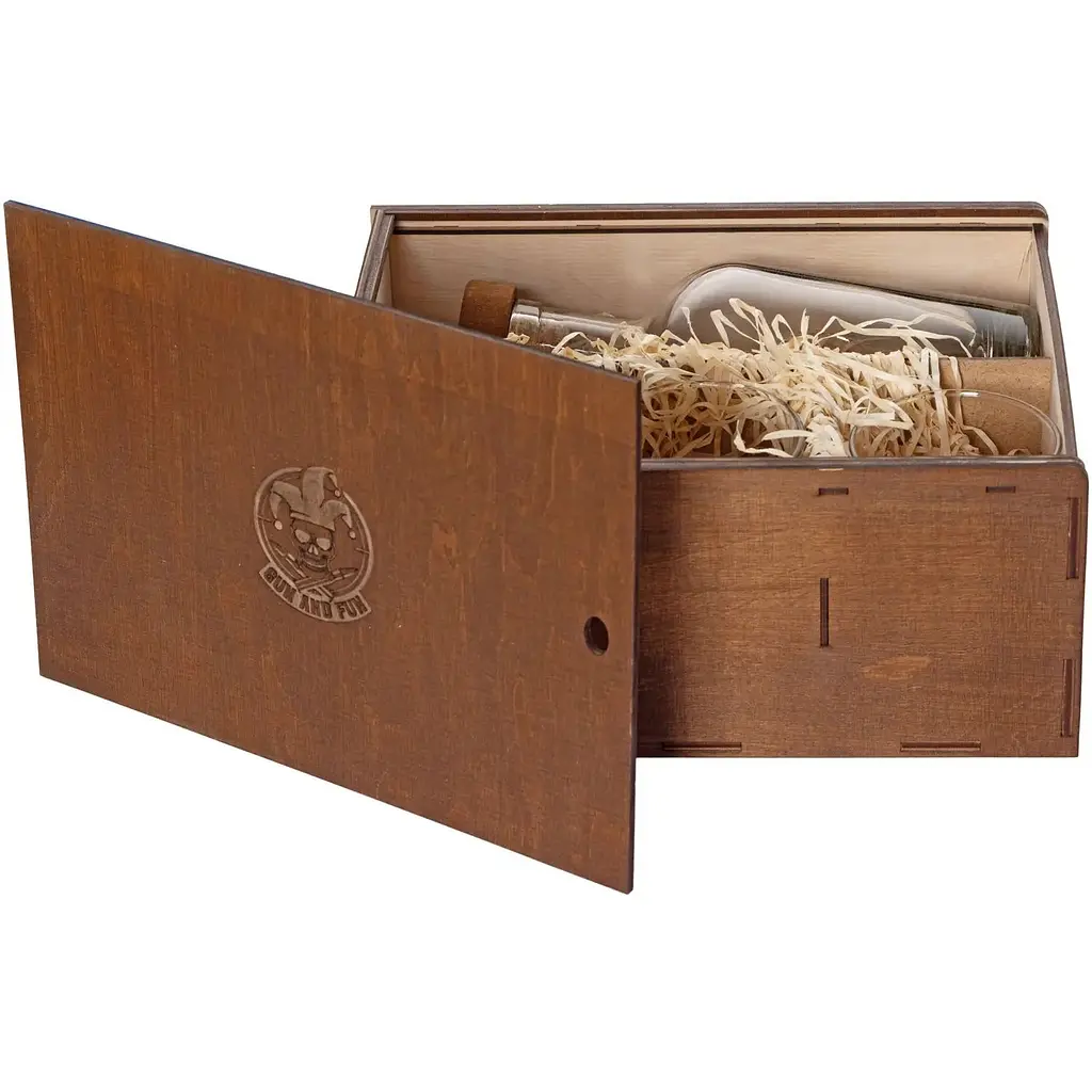 Набор посуды Gun&Fun из 3 стаканов для виски и графина объем 1000 мл - фото 6