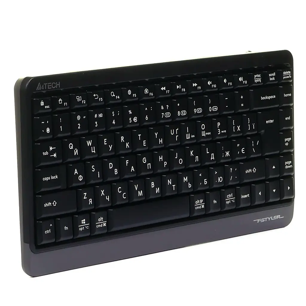 Клавіатура A4Tech Fstyler FBK11 Wireless Grey (FBK11 (Grey)) - фото 3