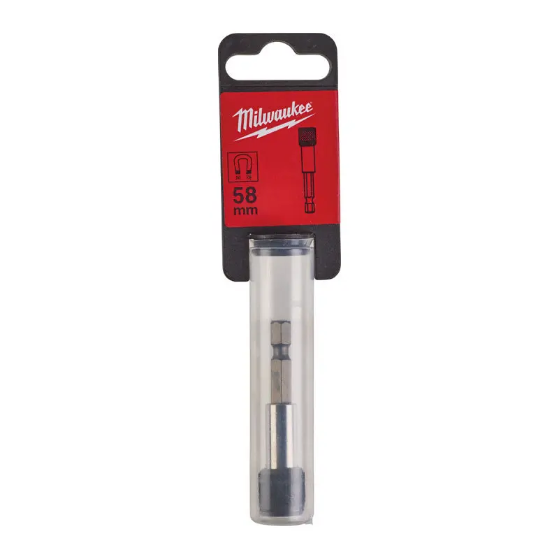 Утримувач для біт магнітний 1/4'' Hex MILWAUKEE, з фіксатором, 58мм - фото 2