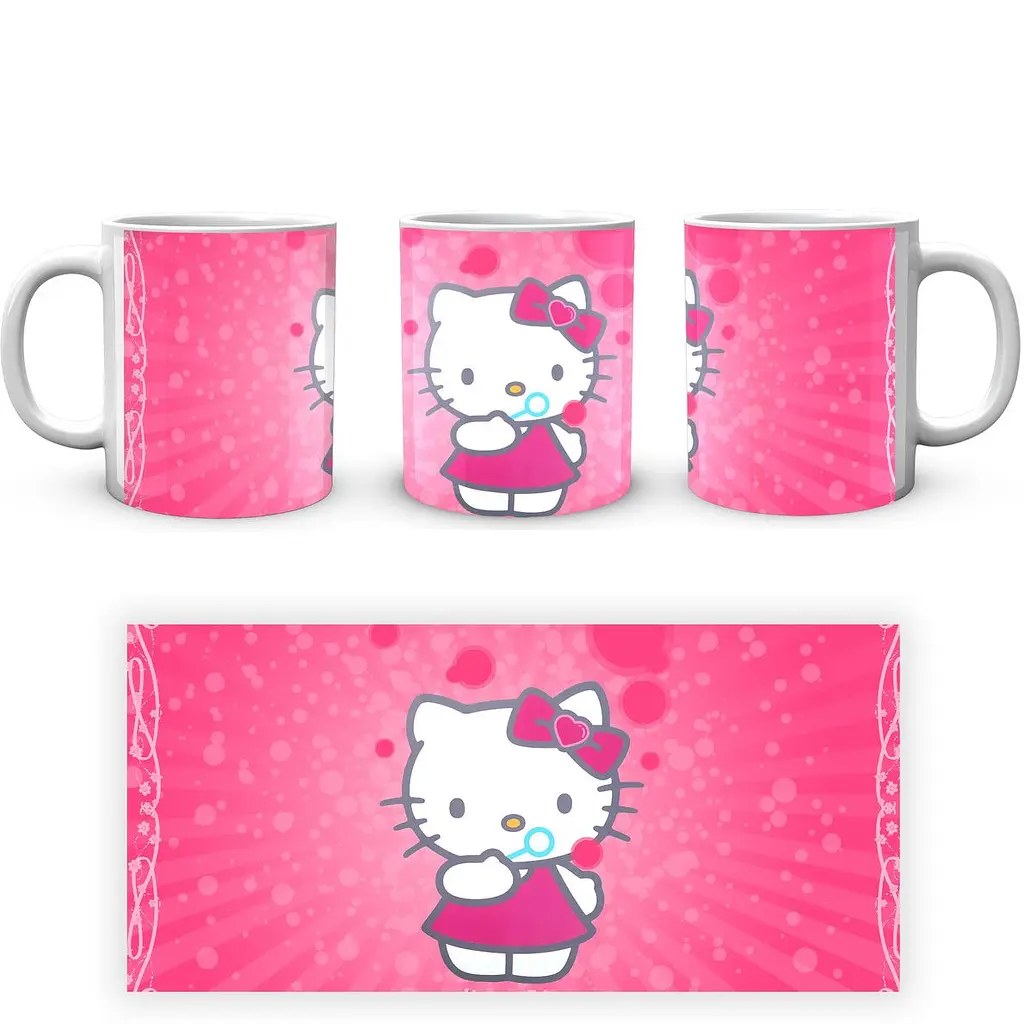 Кухоль GeekLand Hello Kitty Хелло Кітті HK 02.05 330 мл білий - фото 4