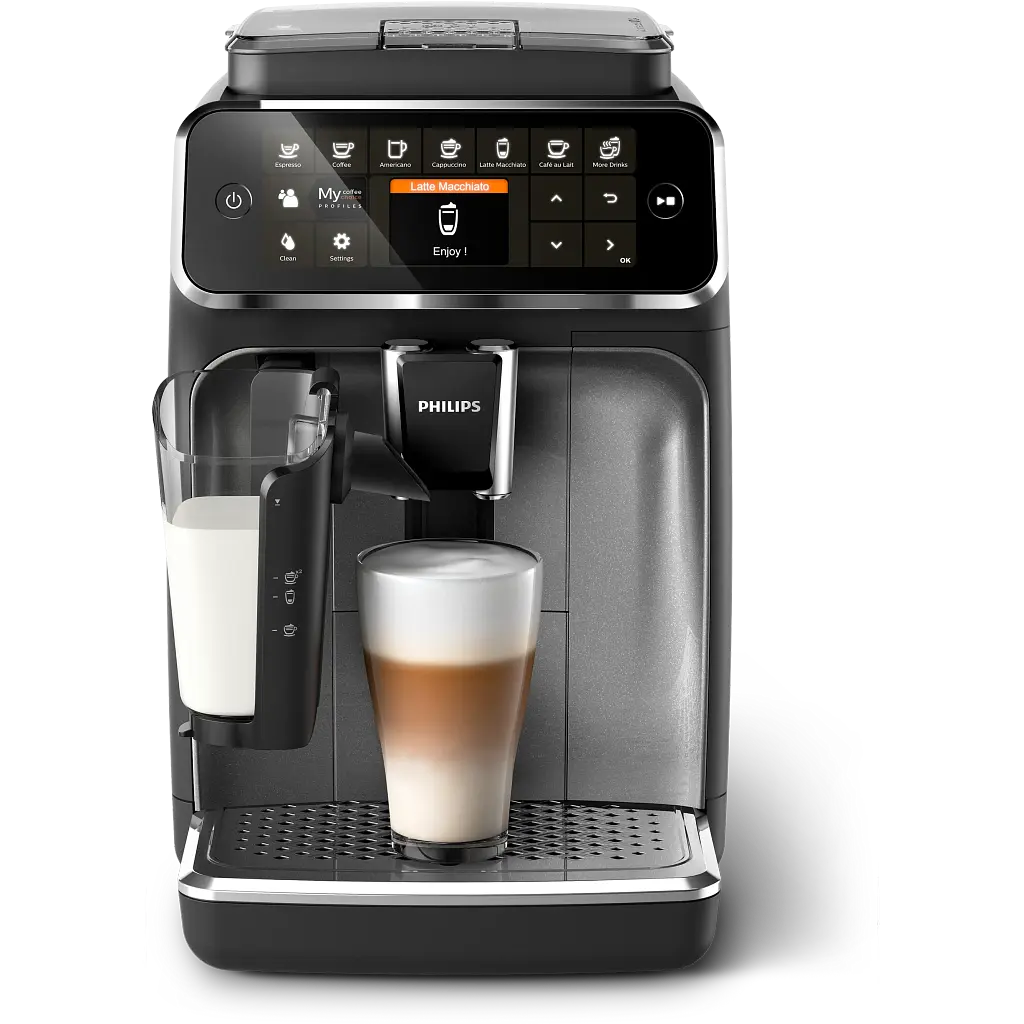 Кофемашина Philips Series 4300 LatteGo черная 1.9 л (EP4346/71) - фото 3