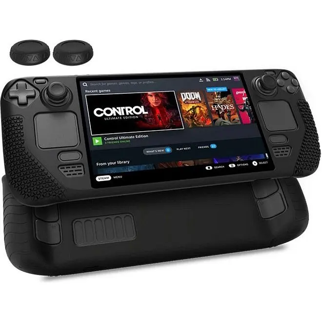 Чохол Dobe Silicone Case для Valve Steam Deck Black [105016] - фото 5