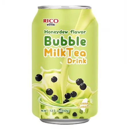 Напій молочний Rico Bubble Milk Tea Drink Honeydew Flavor медова диня 340 мл