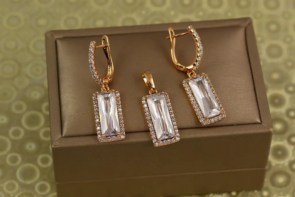 Набір Xuping Jewelry Есмі золотистий