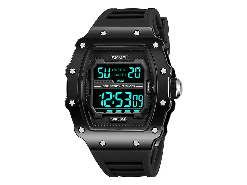 Чоловічий наручний годинник 2296BTBKBK Bright Black Skmei acs0030045 - фото 3