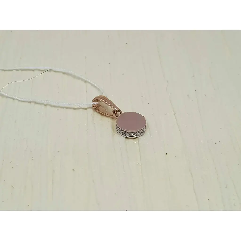 Золота підвіска Favoritum з фіанітами. 311377 - фото 2