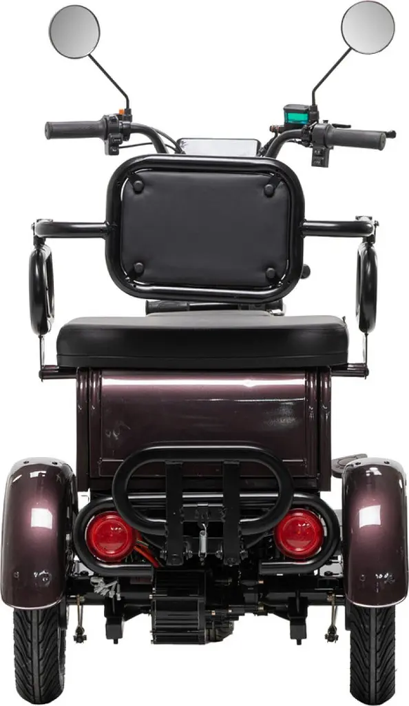 Триколісний Електроскутер Corso Protex MAX (1200W, 72V, 28Ah) Чорний - фото 13