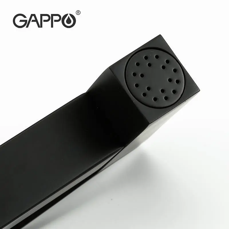 Встроенный гигиенический душ черный Gappo 1/8, Черный матовый G7207-6 - фото 4