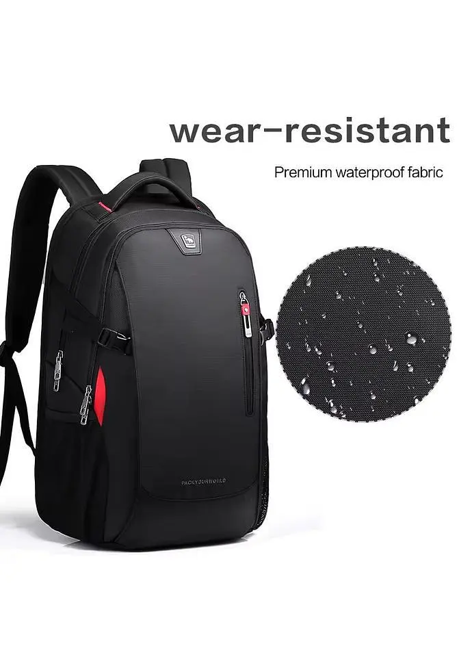 Рюкзак Oiwas Fashion Mens Backpack Oxford OCB4313WG 29L черный - фото 6