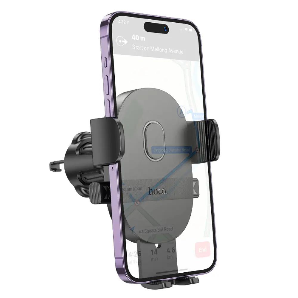 Держатель Hoco Mighty 1-button Car holder (air outlet) H18 - фото 2