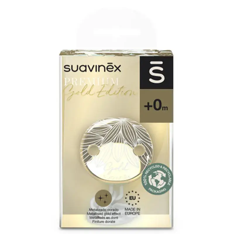 Кліпса для пустушок Suavinex Gold Edition біла (307866) - фото 2
