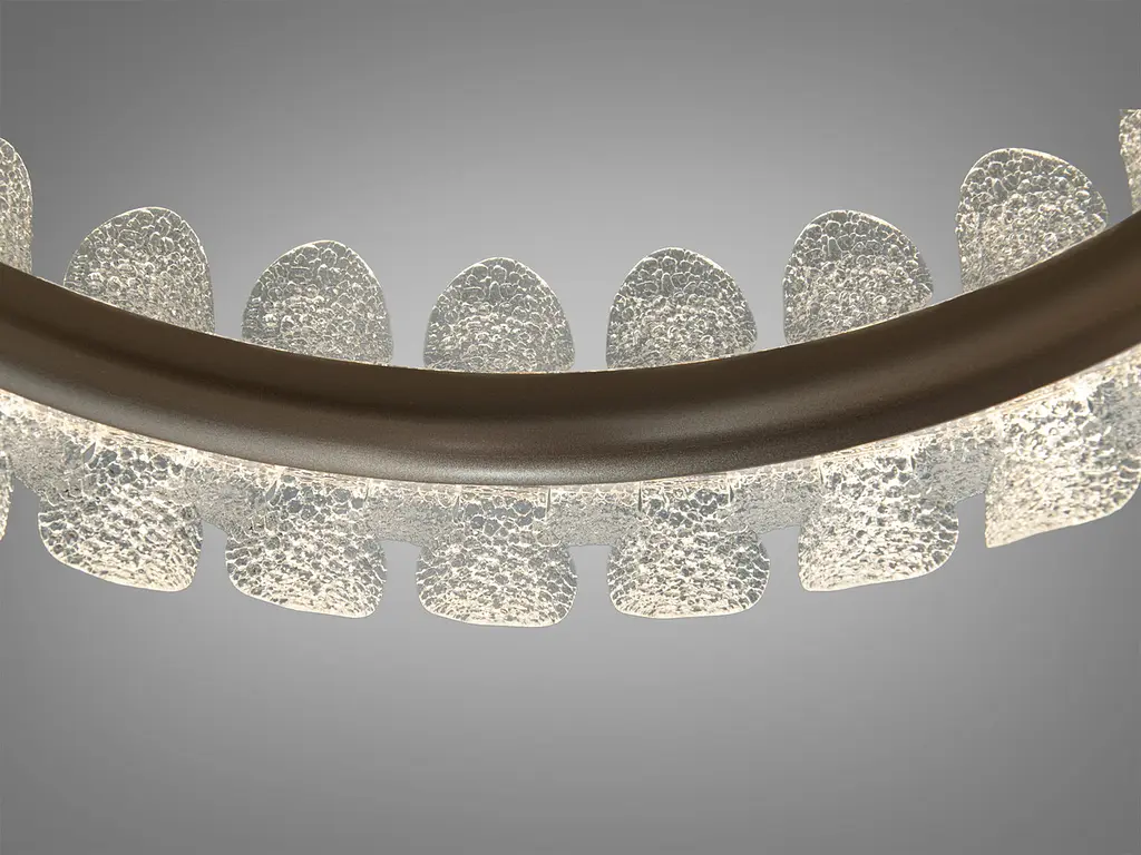 Стельова LED люстра Diasha 2511/500CG графіт 50W з пультом до 10 м2 - фото 5
