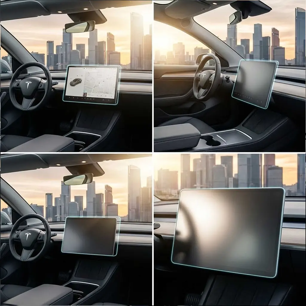 Скло захисне для Дисплея Tesla Model 3 2017- антиблікове покриття 1 шт - фото 2