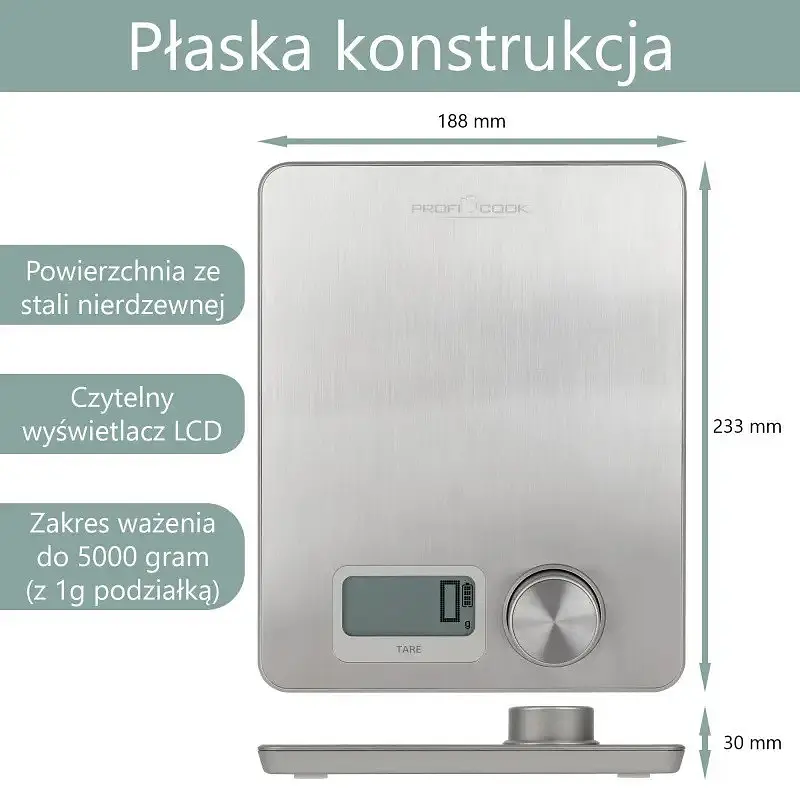 Кухонні ваги Profi Cook PC-KW 1263 - фото 7