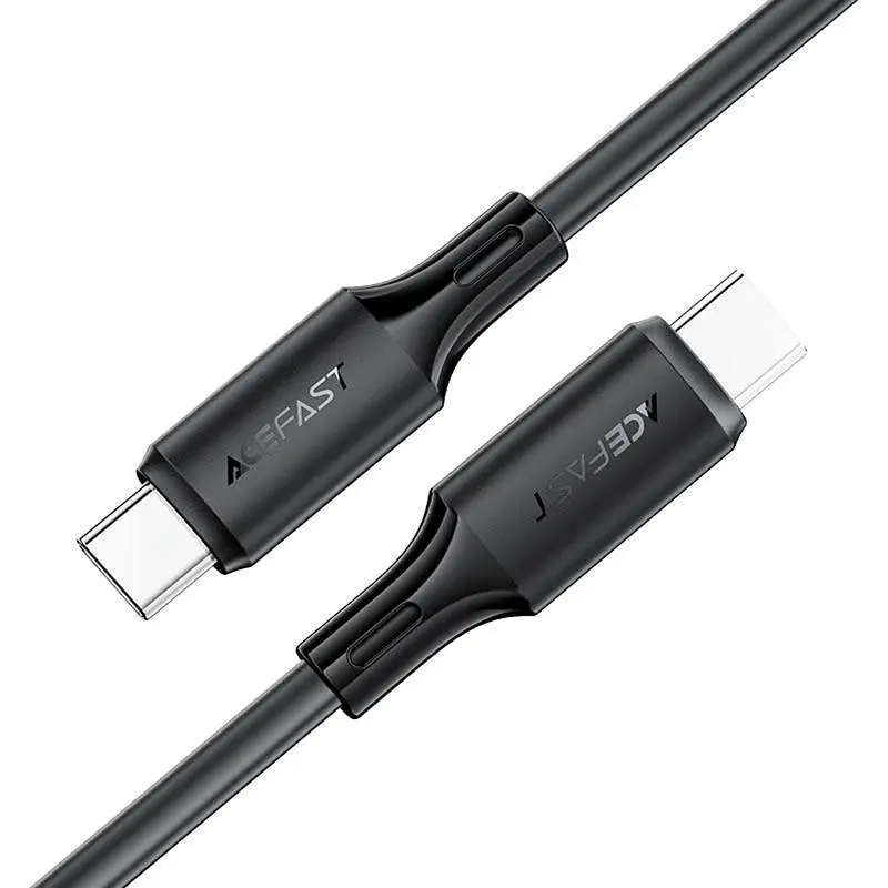 Дата кабель Acefast C17-03 Type-C to Type-C 60W (1.2m) Black - фото 4