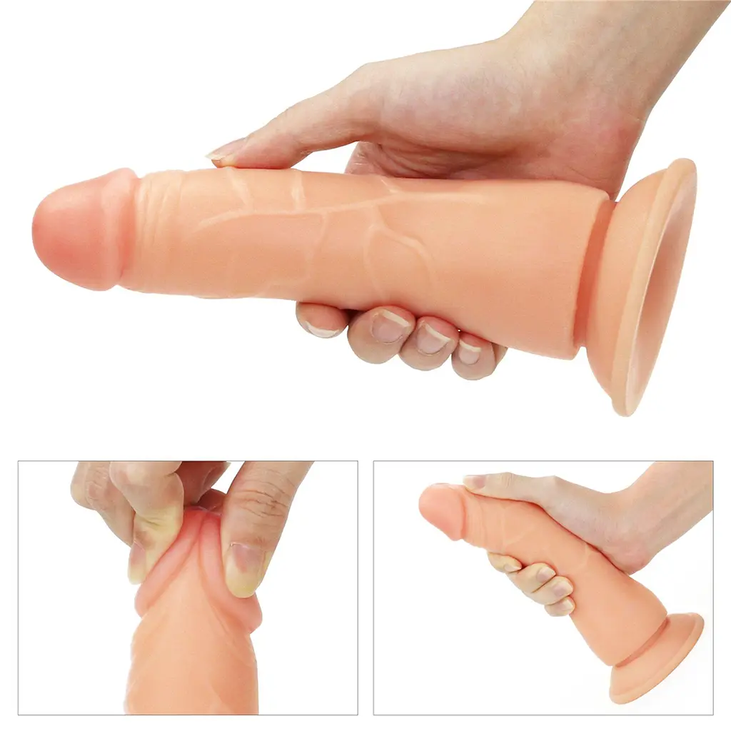 Страпон LoveToy Easy Strapon Set 7.5'' 19 см тілесний - фото 15