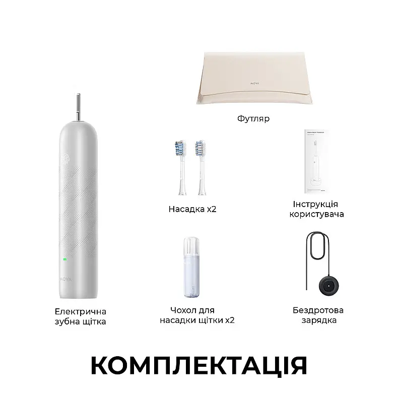 Электрическая зубная щетка Mova Fresh Pro Sliver (ATB15A-SIL) - фото 2