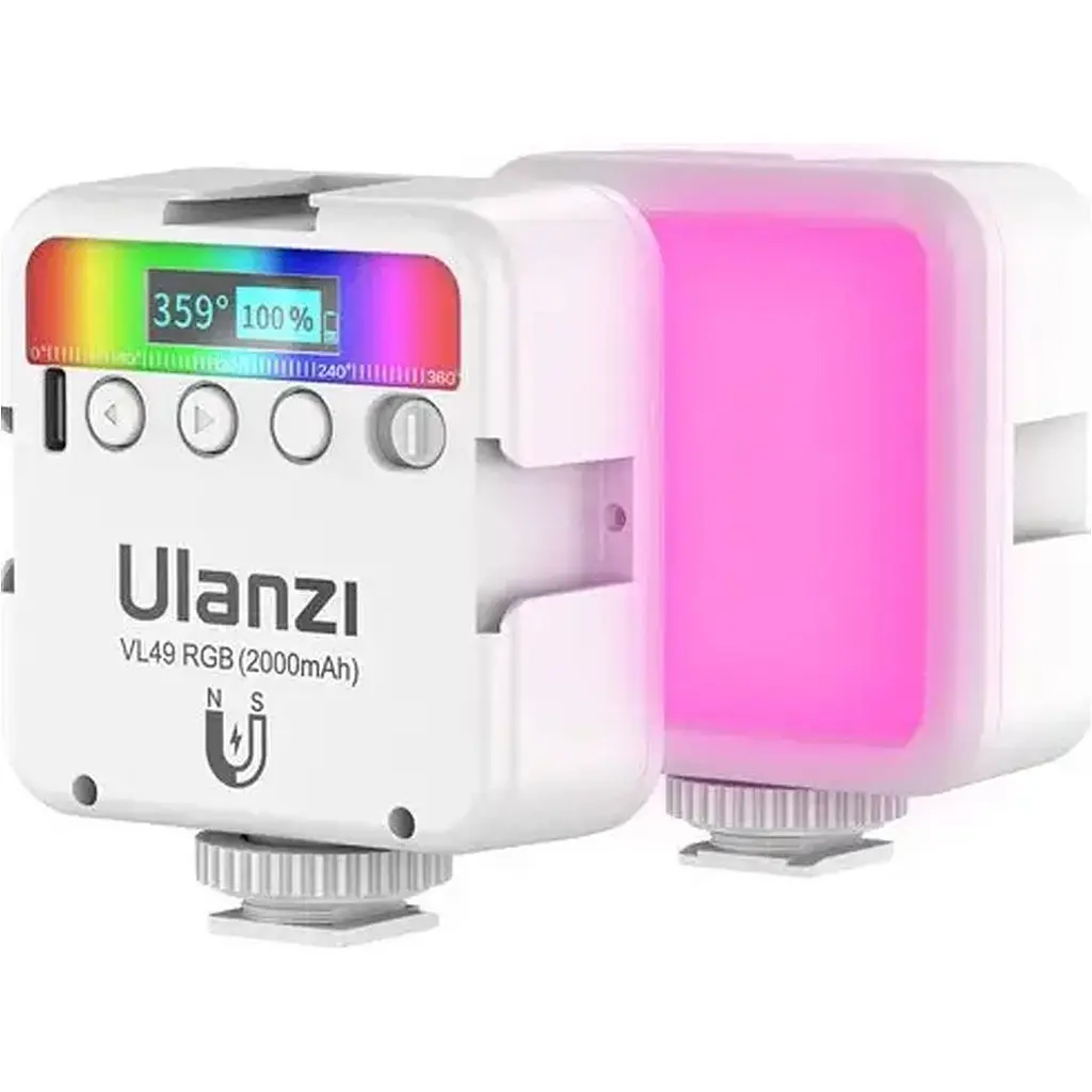 Накамерне світло Ulanzi VL49 RGB White [89660] - фото 6