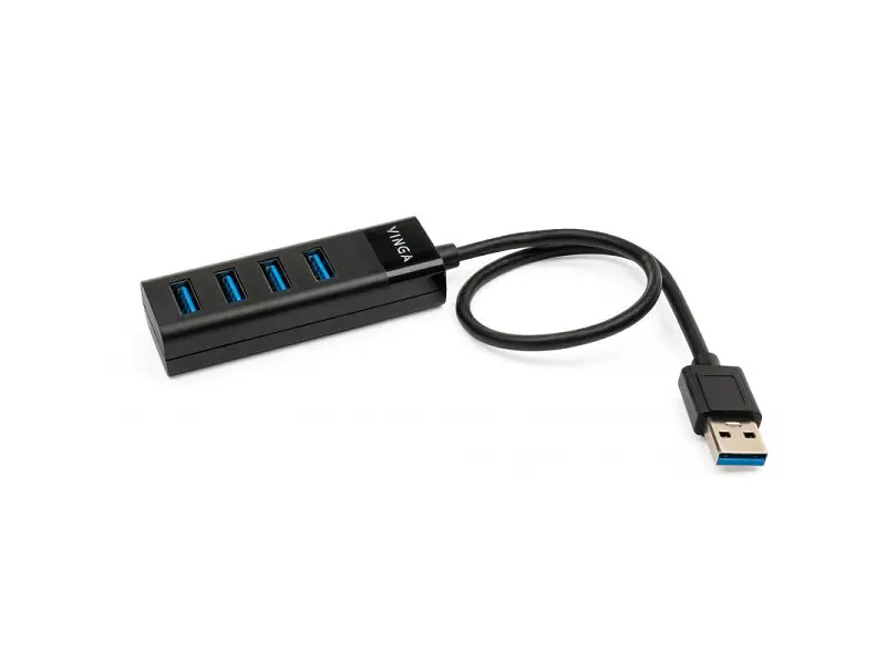 Мультипортовий адаптер Vinga USB3.0 to 4xUSB3.0 Hub (VHA3A4) - фото 2