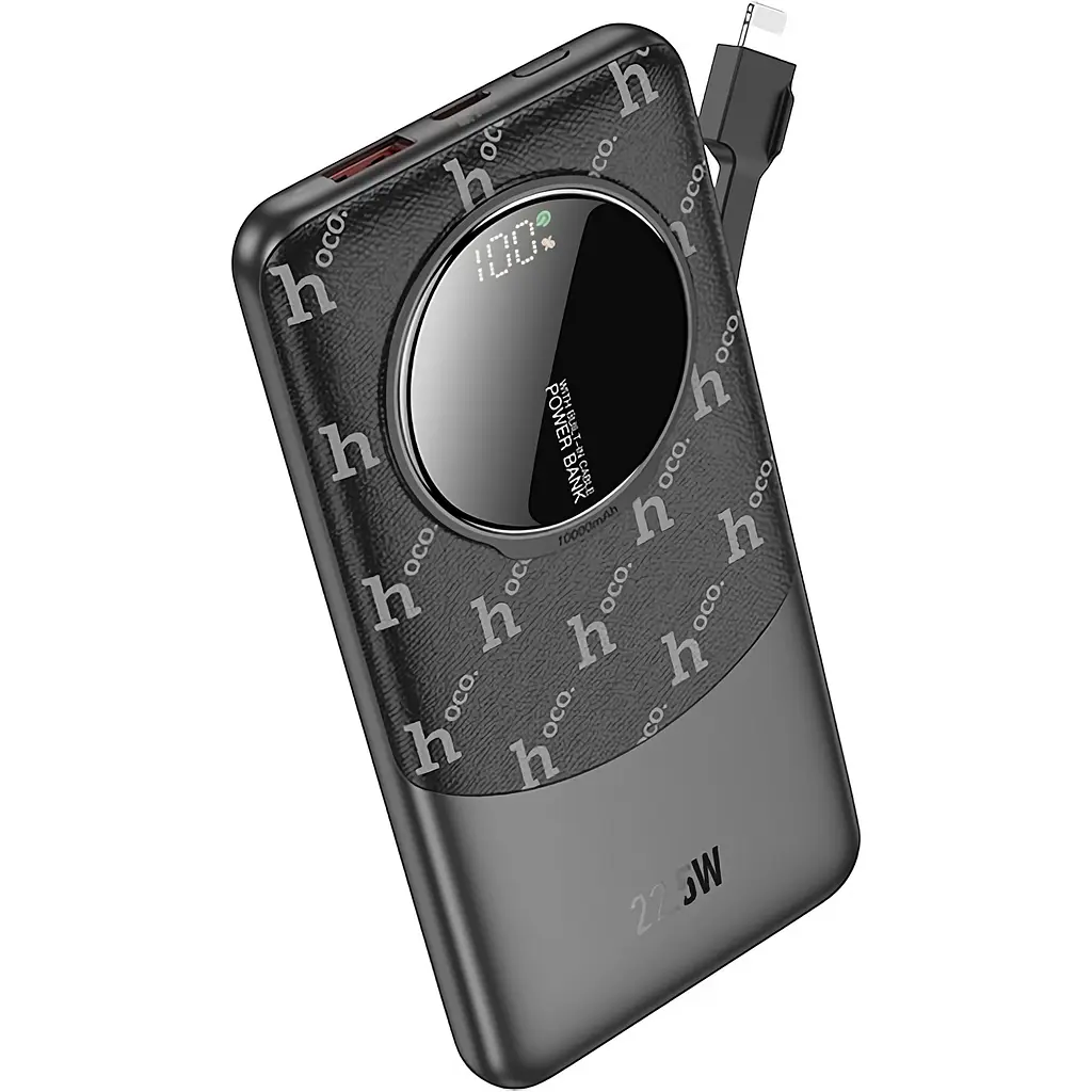 Внешний аккумулятор Hoco Q29 Nobility Lightning 10000mAh 22.5W Black [123632] - фото 2