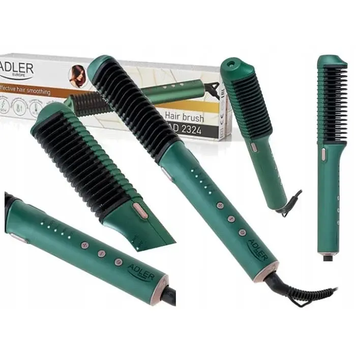 Щетка-выпрямитель для волос Adler AD 2324 зеленый - фото 4