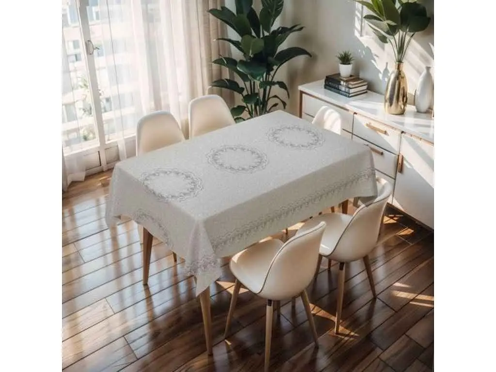 Скатертина DARIANA тканинна основа Прованс PW195-R1738-2 1,37*1м