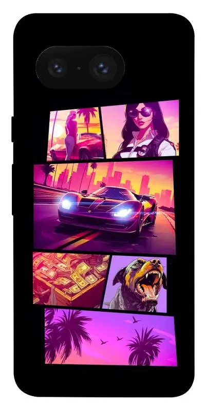 TPU чехол Demsky GTA vibes для Google Pixel 8