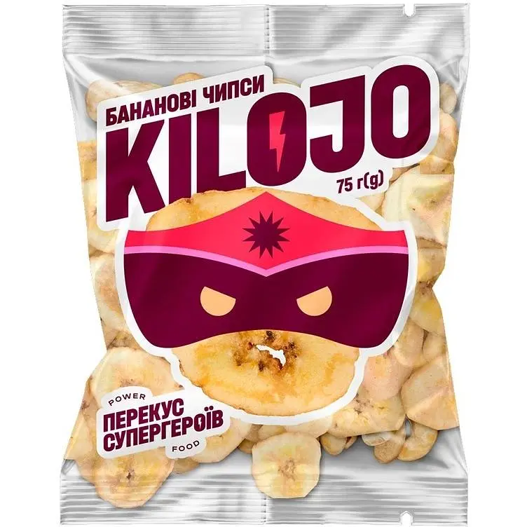 Чипси бананові Kilojo 75 г