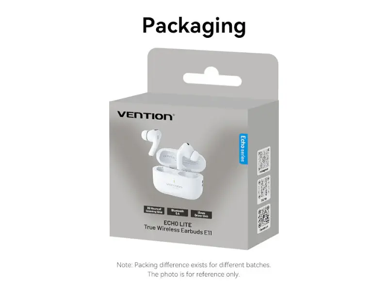 Наушники TWS Vention Elf Earbuds ECHO LITE E11 White (NBVW0) - фото 11